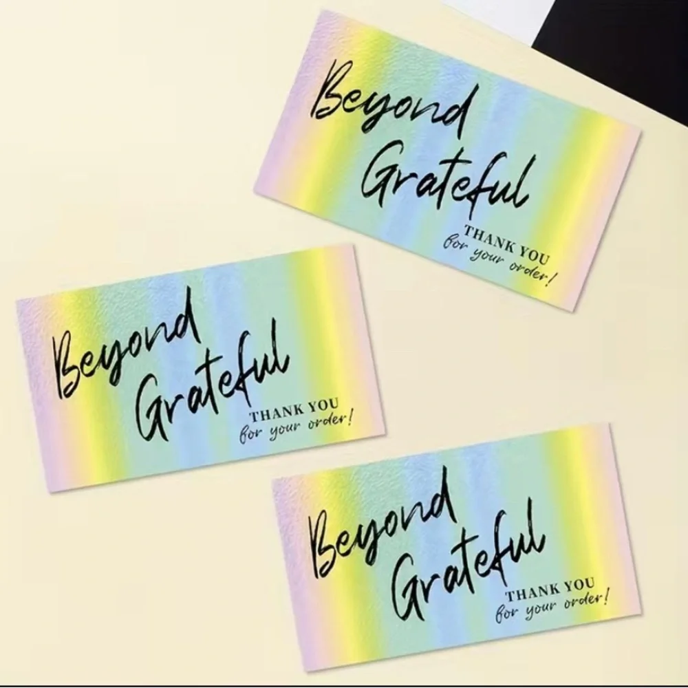50pc beyond grateful thank you‎ cards